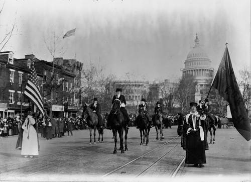 Woman's Suffrage March Washington, DC on March 3, 1913